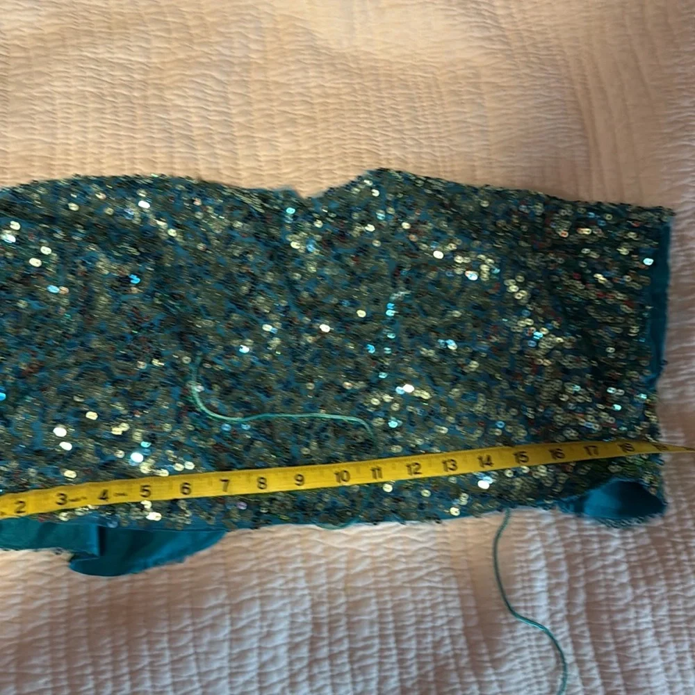 balera Teal Sequin Dance Costume Set girls